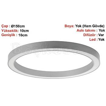 Halka (Simit) Aydnlatma Sva st Bo kasa / 150cm / Ykseklik : 10cm / Genilik : 10cm