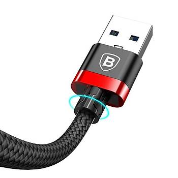 Baseusen Belt Çelik Örgü Kopmaz USB 3.0 1,5M Type-C Þarj Kablosu