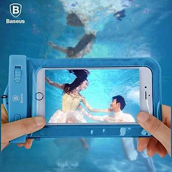 Baseus Waterproof Bag Su Geirmez Telefon antas Beyaz