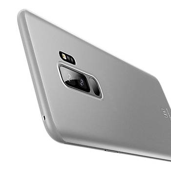 Baseus Wing Galaxy S9 Plus Ultra Ýnce Kýlýf Transparan Beyaz
