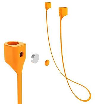 Baseus Strap Serisi Apple AirPods Kulaklk Asks Turuncu