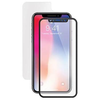 Ttec AirGlass Edge n/Arka iPhone X/XS 5.8 Cam Ekran Koruyucu
