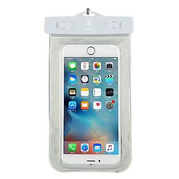 Baseus Waterproof Bag Su Geçirmez Telefon Çantasý Beyaz