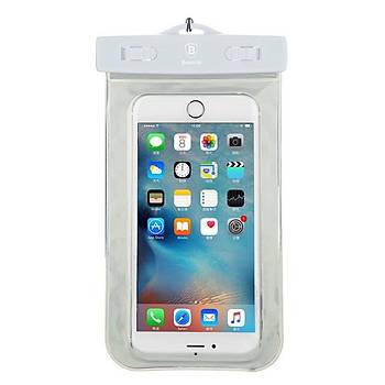 Baseus Waterproof Bag Su Geirmez Telefon antas Beyaz
