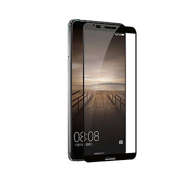AntDesign 5D Tüm Yüzey Huawei Mate 10 Cam Ekran Koruyucu Siyah