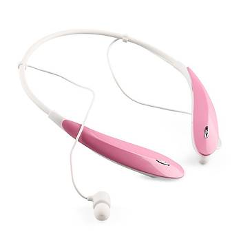 Hiper B32P Mikrofonlu Bluetooth Kulaklk Pembe