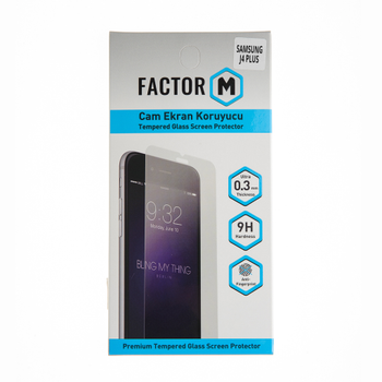 Factor-M Samsung Galaxy J4 Plus Cam Ekran Koruyucu