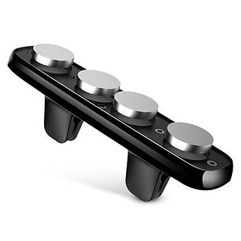 Baseus Double Clip Serisi Araç Ýçi Telefon Tutucu Siyah