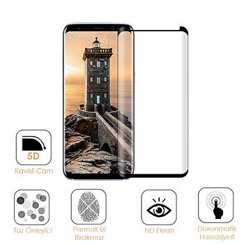AntDesign 5D Tm Yzey Huawei Mate 10 Cam Ekran Koruyucu Siyah