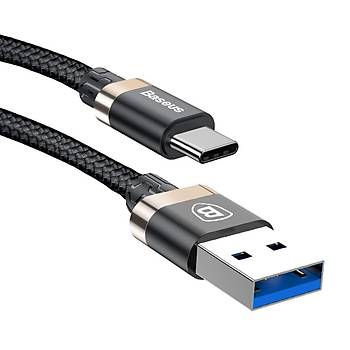Baseusen Belt Çelik Örgü USB 3.0 1,5M Type-C Þarj Kablosu Blush