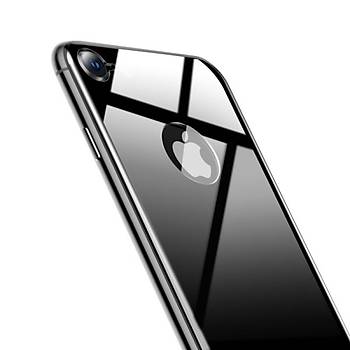 Baseus 4D Arc iPhone 7/8 Tam Kaplayan Arka Cam Koruyucu Füme