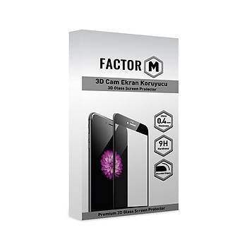 Factor-M Samsung Galaxy S8 Plus 3D Cam Ekran Koruyucu Beyaz