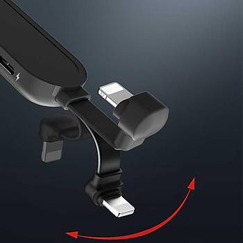 Wiwu Lightning Mobil Game Ses ve arj Dntrc Adaptr Siyah