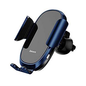 Baseus Smart Car Mount Havalandýrma Tipi Araç Telefon Tutucu Mavi