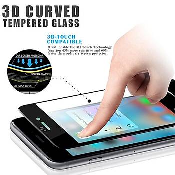 Lito 3D Full Cover iPhone 7/8 Plus Cam Ekran Koruyucu n / Beyaz