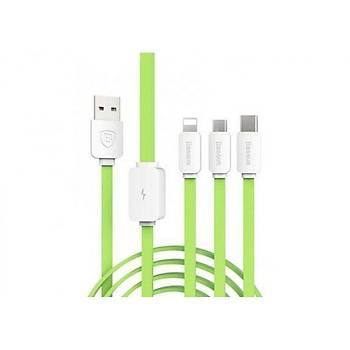 Baseus String Micro USB Type-C Lightning 120 Cm Data arj Kablosu