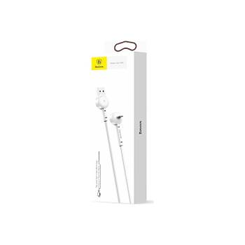 Baseus Maruko 2,1A 1M iPhone Lightning Stand arj Kablosu Beyaz
