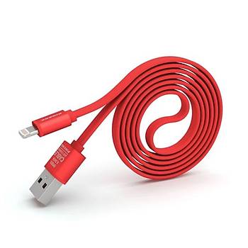 Pineng Pn-302 Lightning 1 Metre Data arj Kablosu Krmz