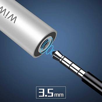 Wiwu ST03 Lightning Audio ve arj Dntrc Adaptr Gri