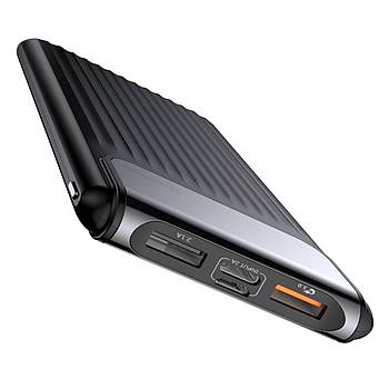 Baseus Thin QC 3,0 10,000 Mah Tanabilir Hzl arj Cihaz