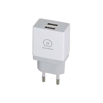 WUW C62 5W ift USB'li Seyahat arj Adaptr