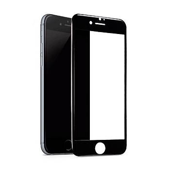 Piili 6D Eğimli Kenar Ön iPhone 7 Plus Cam Ekran Koruyucu Siyah