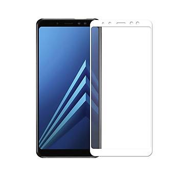 Piili 5D Tm Yzey Galaxy A8 2018 Plus Cam Ekran Koruyucu Beyaz