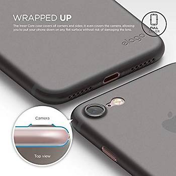 Elago Apple iPhone 7 / iPhone 8 Inner Core Ultra nce Klf Gri