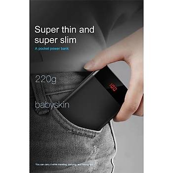 Baseus Mini CU Digital Display Ultra Slim Powerbank 10000 mAh