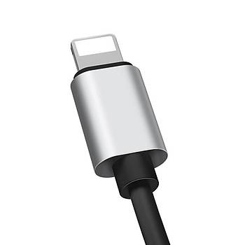 Baseus L33 Serisi iPhone Lightning 2X 3.5mm AUX Ses Kablosu Gm