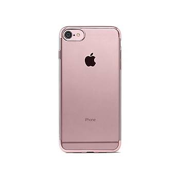 Ttec ChromeClear Serisi Apple iPhone 8 / iPhone 7 Klf Rose Gold