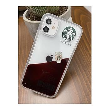 Kingcase Ýphone 11 Uyumlu Starbucks Coffee Sulu Desenli Telefon Kýlýfý