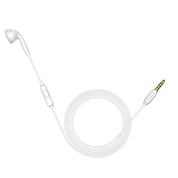 Baseus One Sided Wire H09 Tek Taraflý Mikrofonlu Kulaklýk Beyaz