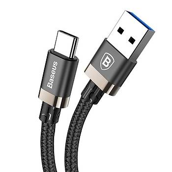 Baseusen Belt Çelik Örgü Kopmaz USB 3.0 1,5M Type-C Þarj Kablosu