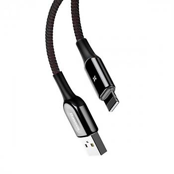 Baseus X-Type 2A Lightning Kopmaya Dayankl arj Kablosu 0,5M