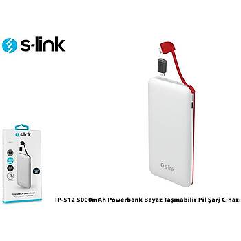 S-Lnk Dahili Micro Usb 5000Mah Powerbank Tanabilir arj Cihaz