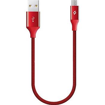Ttec AlumiCable Mini Alminyum Kaplama rg Micro USB arj Kablo