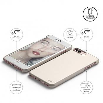 Elago iPhone 7 Plus/8 Plus Slim Fit 2 Jean Indigo Klf Titanium