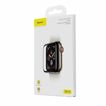 Apple Watch 38mm Baseus 0.23mm Curved Tamperli Cam Ekran Koruyucu