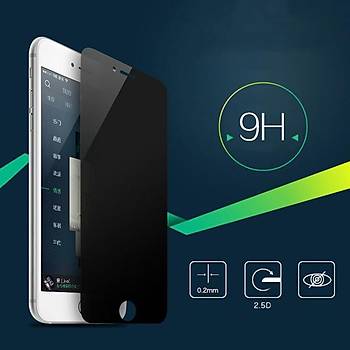 Piili Privacy Gizli Grnmez iPhone 6 Plus Ekran Koruyucu Cam