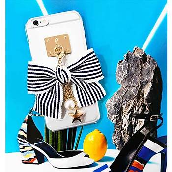 Ddpop Style Stripe Ribbon iPhone 7 Plus / 8 Plus Kurdelal Klf