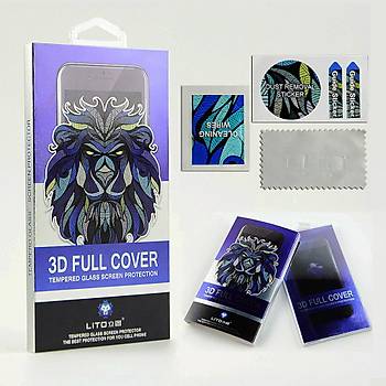 Lito 3D Full Cover iPhone 7/8 Plus Cam Ekran Koruyucu n / Beyaz