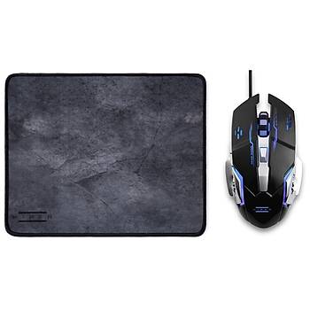 Hiper Raum X7 Programlanabilir 3200Dp Gaming Mouse ve Mouse Pad Set
