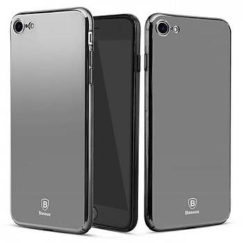 Baseus Glass Mirror Serisi iPhone 6 / 6S Aynalý Kýlýf Siyah