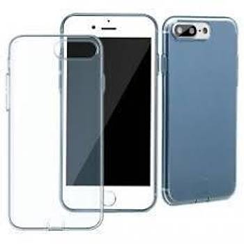 Baseus Slim Serisi iPhone 7 Plus / 8 Plus Transparan Kýlýf Mavi