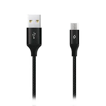 Ttec AlumiCable XL Alminyum Kaplama 2 Mt Micro USB arj Kablosu