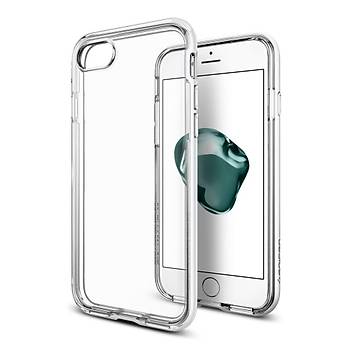 Spigen iPhone 7 / iPhone 8 Neo Hybrid Crystal Kılıf Satin Silver