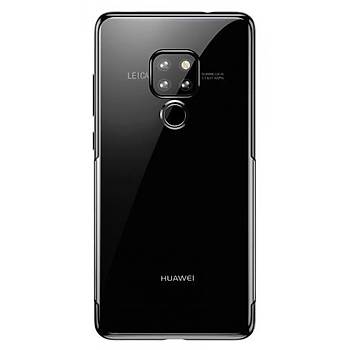 Baseus Shining Huawei Mate 20 Pro Kenar Korumalý Tpu Kýlýf Siyah