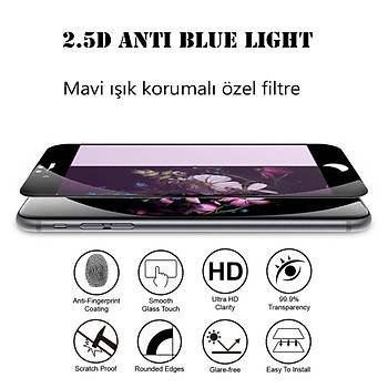 Piili 2.5D Anti Blue Light iPhone X/XS 5,8 Cam Ekran Koruyucu