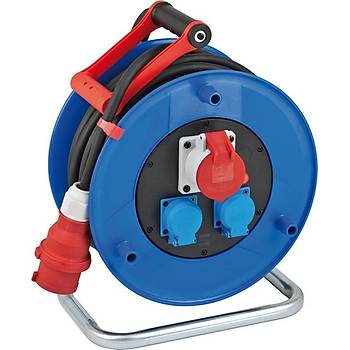 Brennenstuhl Garant Serisi IP44 CEE  Girili Kamp ve Karavan Makaras 30 Metre H07RN-F 5G2.5